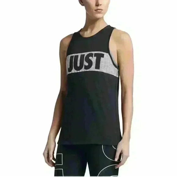 Nike Dri-Fit Just Do It Graphic Tank Top Medium - Picture 1 of 6